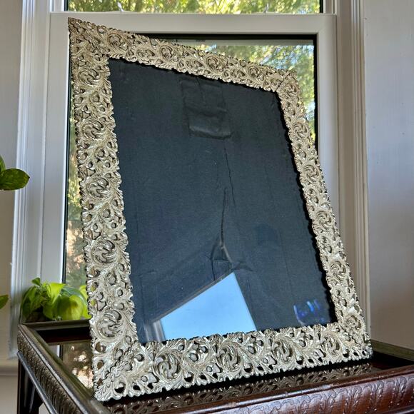 Vintage Ornate Heavyweight Picture Frame 16.5” x 13.5” Intricate Scroll Design - Picture 12 of 15